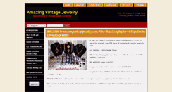 Desktop Screenshot of amazingvintagejewelry.com