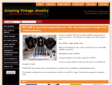 Tablet Screenshot of amazingvintagejewelry.com